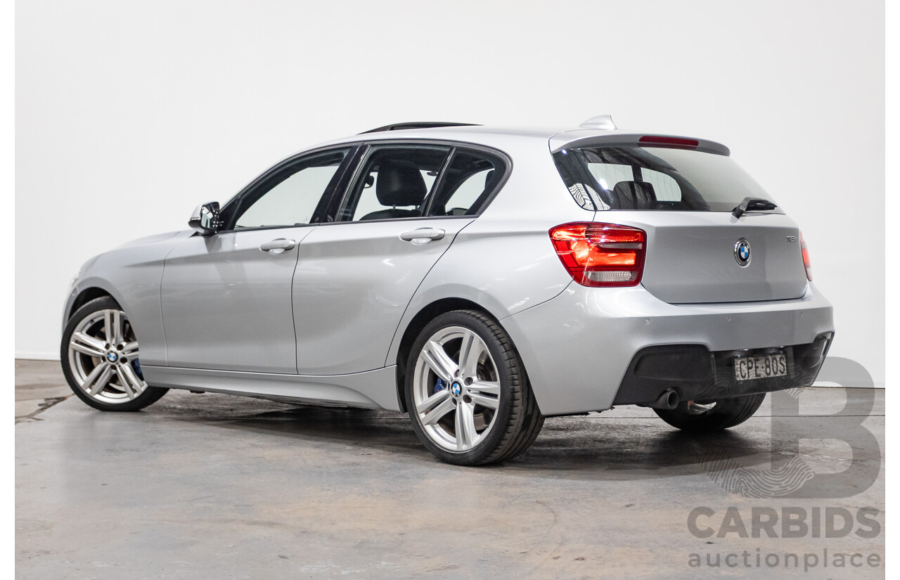 8/2013 BMW 118i F20 M-Sport MY13 5d Hatchback Glacier Silver Turbo 1.6L
