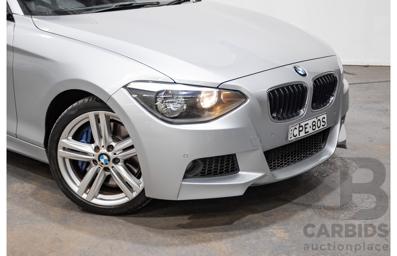 8/2013 BMW 118i F20 M-Sport MY13 5d Hatchback Glacier Silver Turbo 1.6L