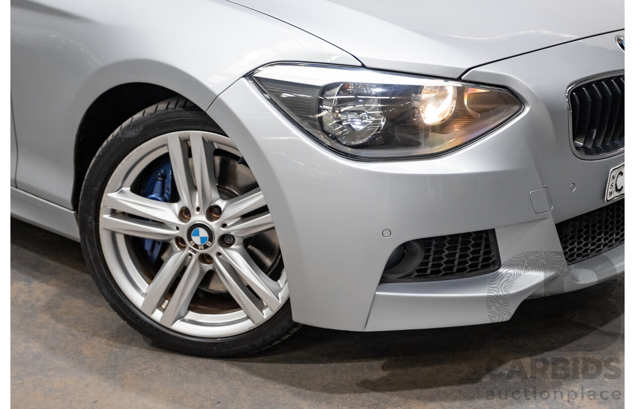8/2013 BMW 118i F20 M-Sport MY13 5d Hatchback Glacier Silver Turbo 1.6L