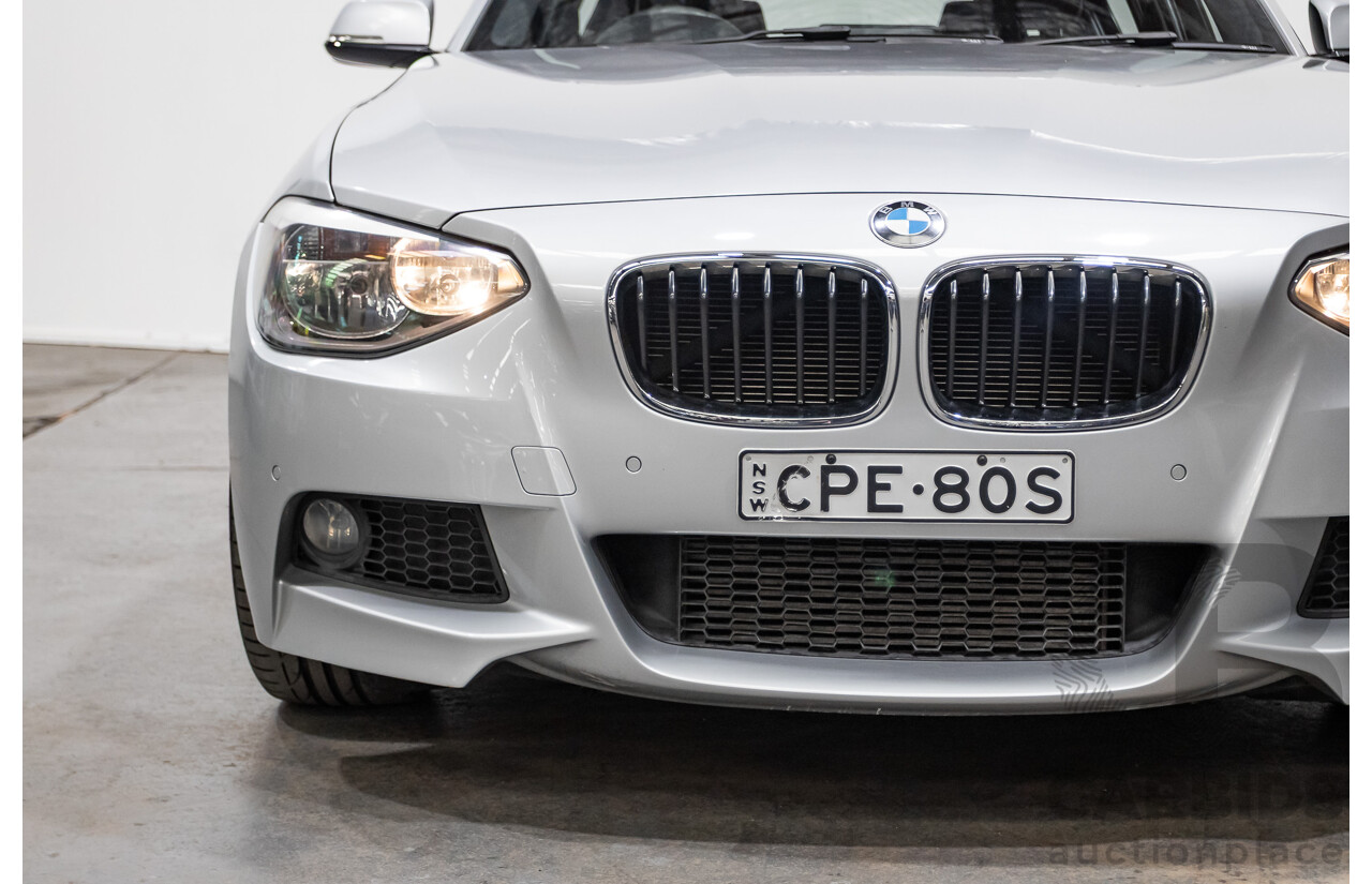 8/2013 BMW 118i F20 M-Sport MY13 5d Hatchback Glacier Silver Turbo 1.6L