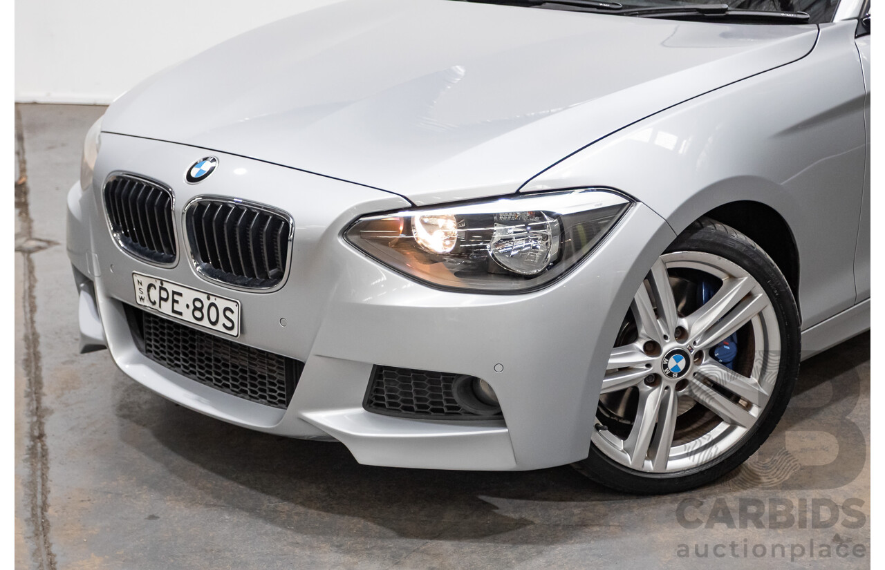 8/2013 BMW 118i F20 M-Sport MY13 5d Hatchback Glacier Silver Turbo 1.6L