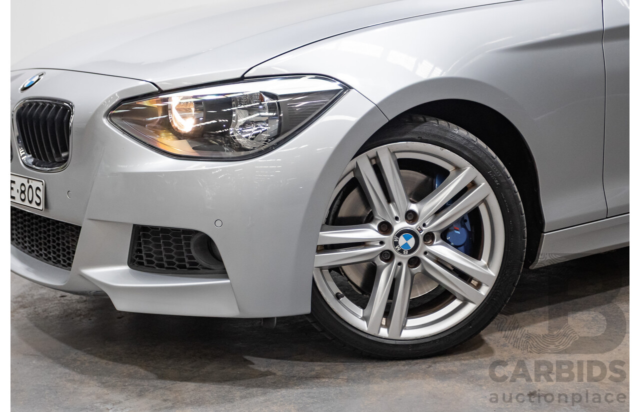 8/2013 BMW 118i F20 M-Sport MY13 5d Hatchback Glacier Silver Turbo 1.6L