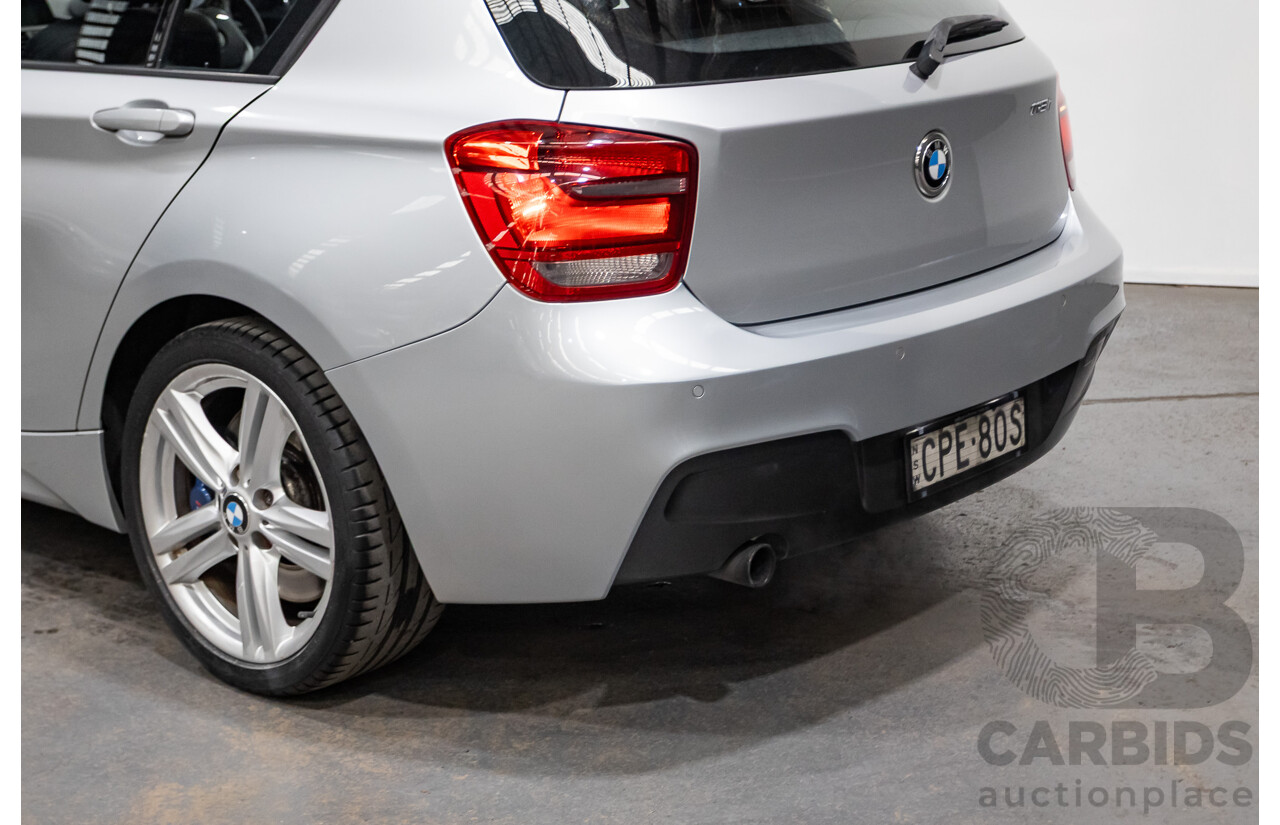 8/2013 BMW 118i F20 M-Sport MY13 5d Hatchback Glacier Silver Turbo 1.6L