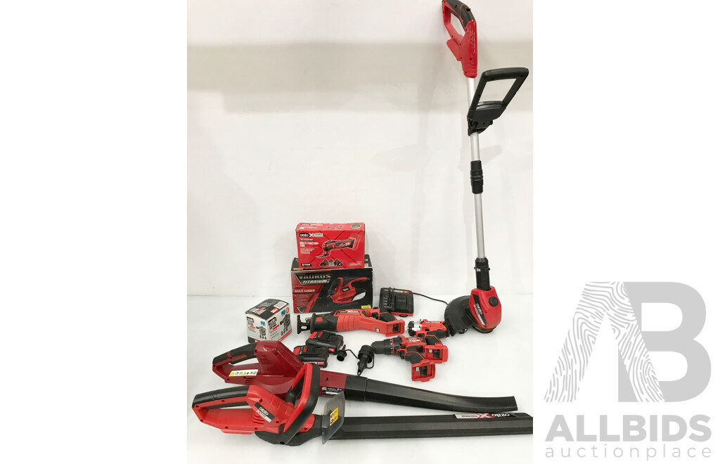 Bulk Lot of Assorted Ozito and Taurus Cordless Tools