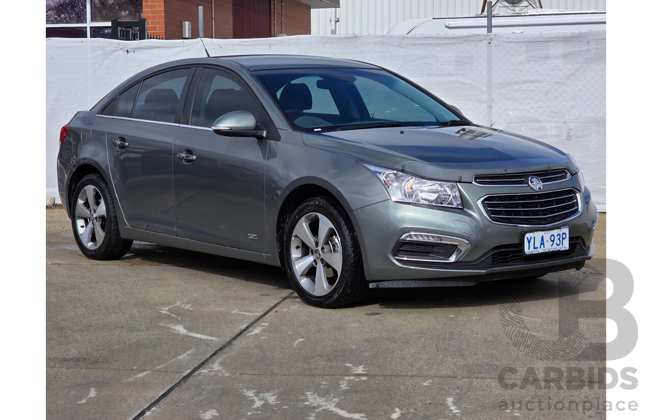 1/2016 Holden Cruze Z-Series JH 4d Sedan Grey 1.8L