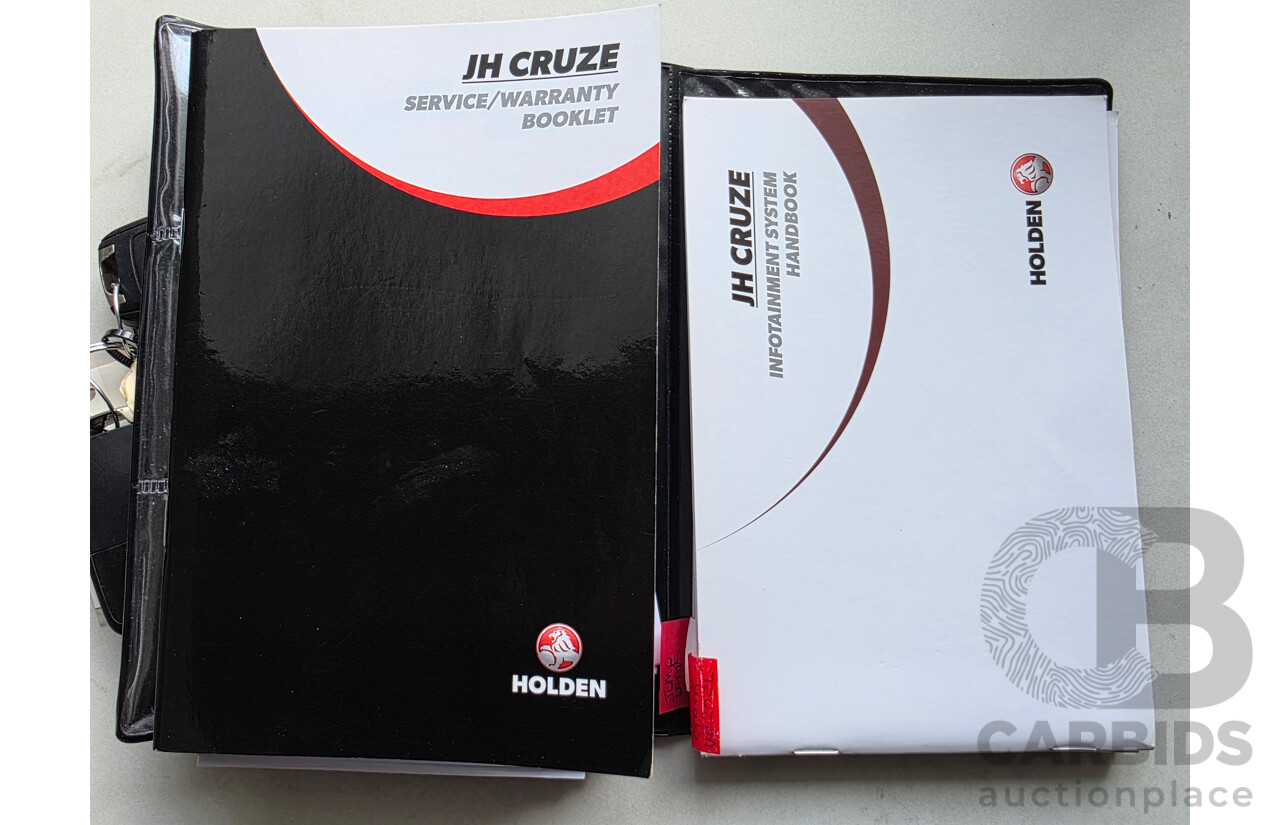 1/2016 Holden Cruze Z-Series JH 4d Sedan Grey 1.8L