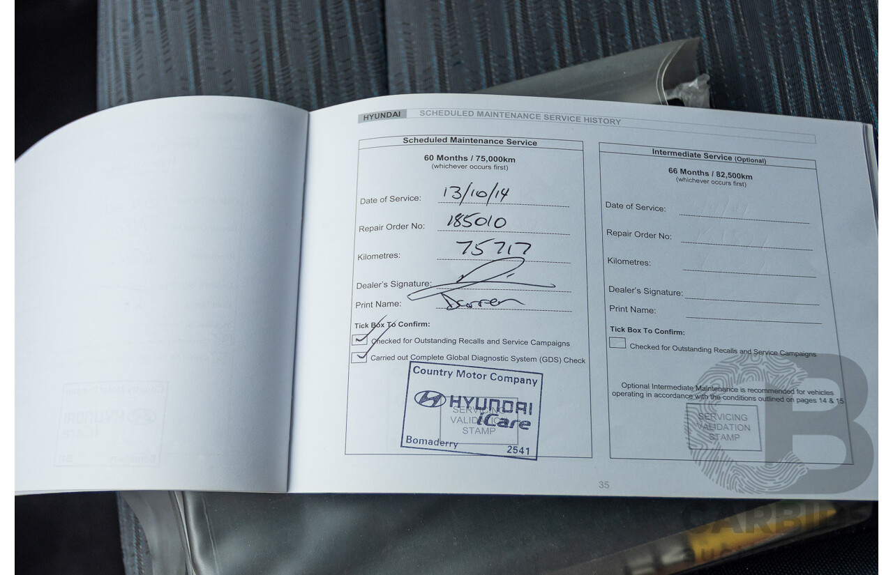 8/2011 Hyundai iLoad TQ MY11 4d Van Hyper Silver Metallic Turbo Diesel 2.5L