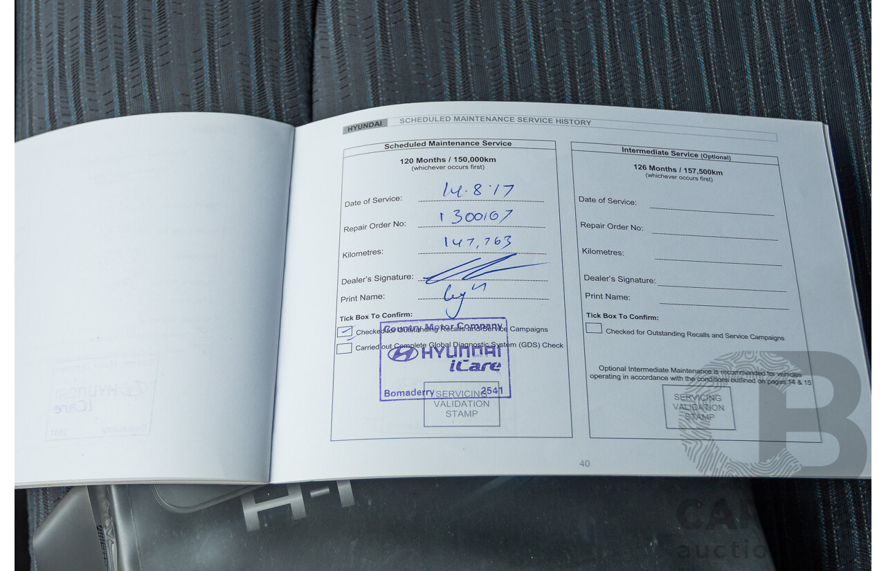 8/2011 Hyundai iLoad TQ MY11 4d Van Hyper Silver Metallic Turbo Diesel 2.5L