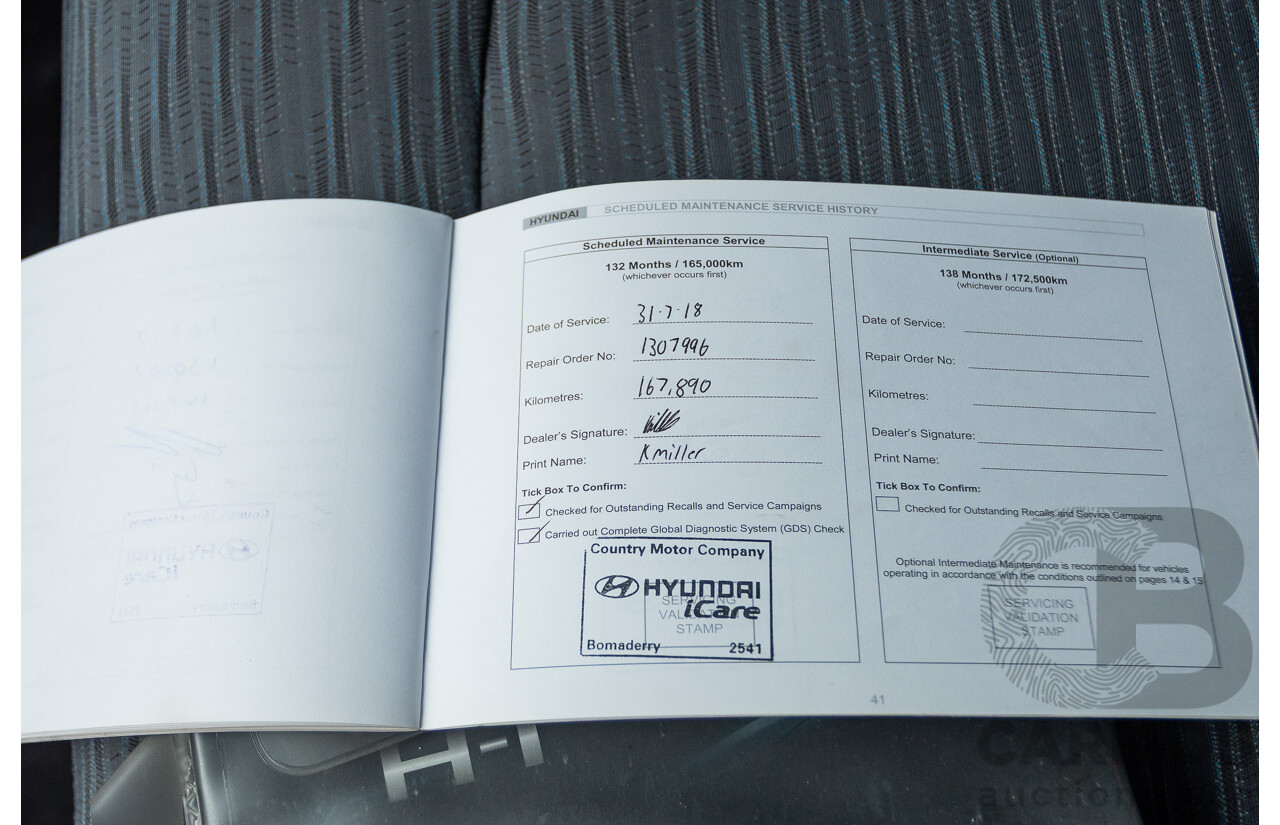 8/2011 Hyundai iLoad TQ MY11 4d Van Hyper Silver Metallic Turbo Diesel 2.5L