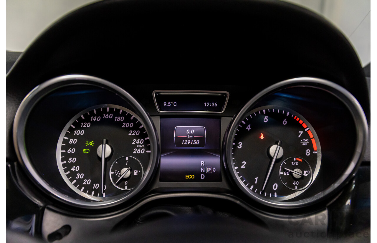 10/2014 Mercedes-Benz ML400 AMG Package (4x4) 166 MY14 4d Wagon Black Obsidian Metallic Twin Turbo V6 3.0L