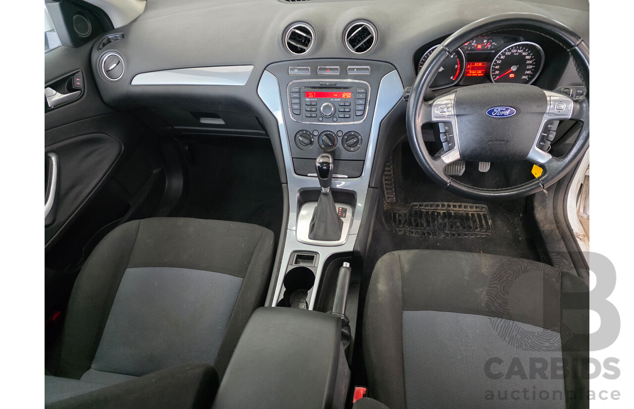 12/2010 Ford Mondeo LX TDCi MB 4d Wagon White Turbo Diesel 2.0L