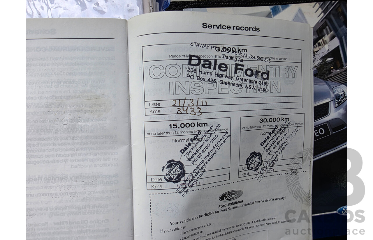 12/2010 Ford Mondeo LX TDCi MB 4d Wagon White Turbo Diesel 2.0L