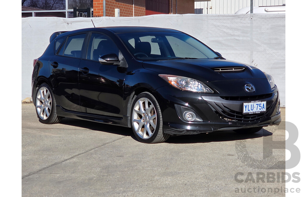 11/2009 Mazda Mazda3 MPS BL 5d Hatchback Black 2.3L