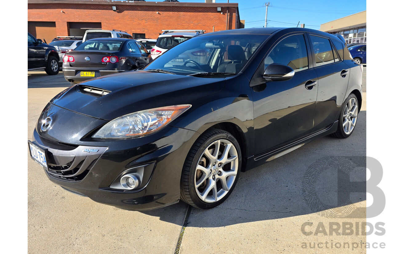 11/2009 Mazda Mazda3 MPS BL 5d Hatchback Black 2.3L