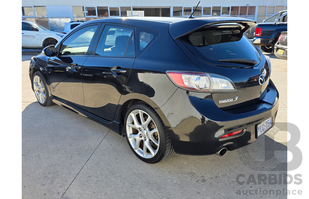 11/2009 Mazda Mazda3 MPS BL 5d Hatchback Black 2.3L