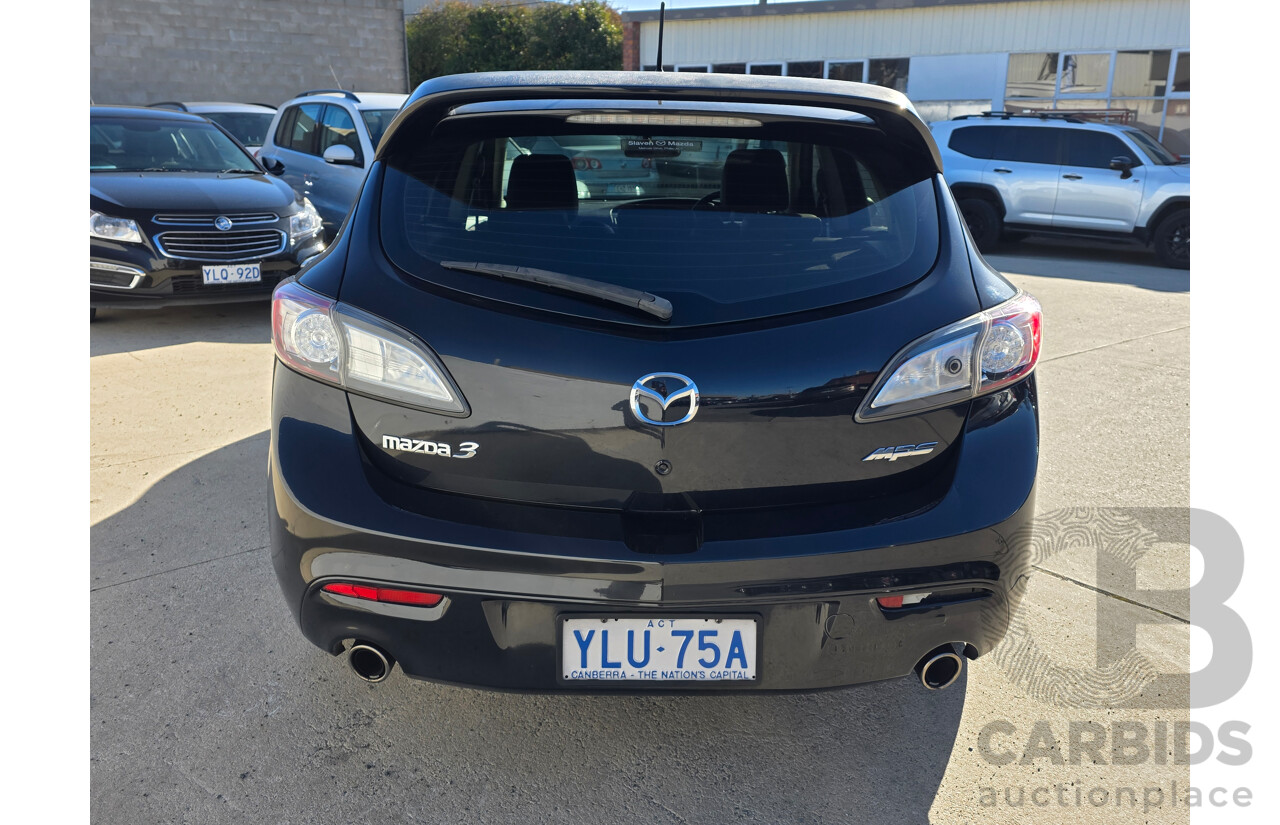11/2009 Mazda Mazda3 MPS BL 5d Hatchback Black 2.3L
