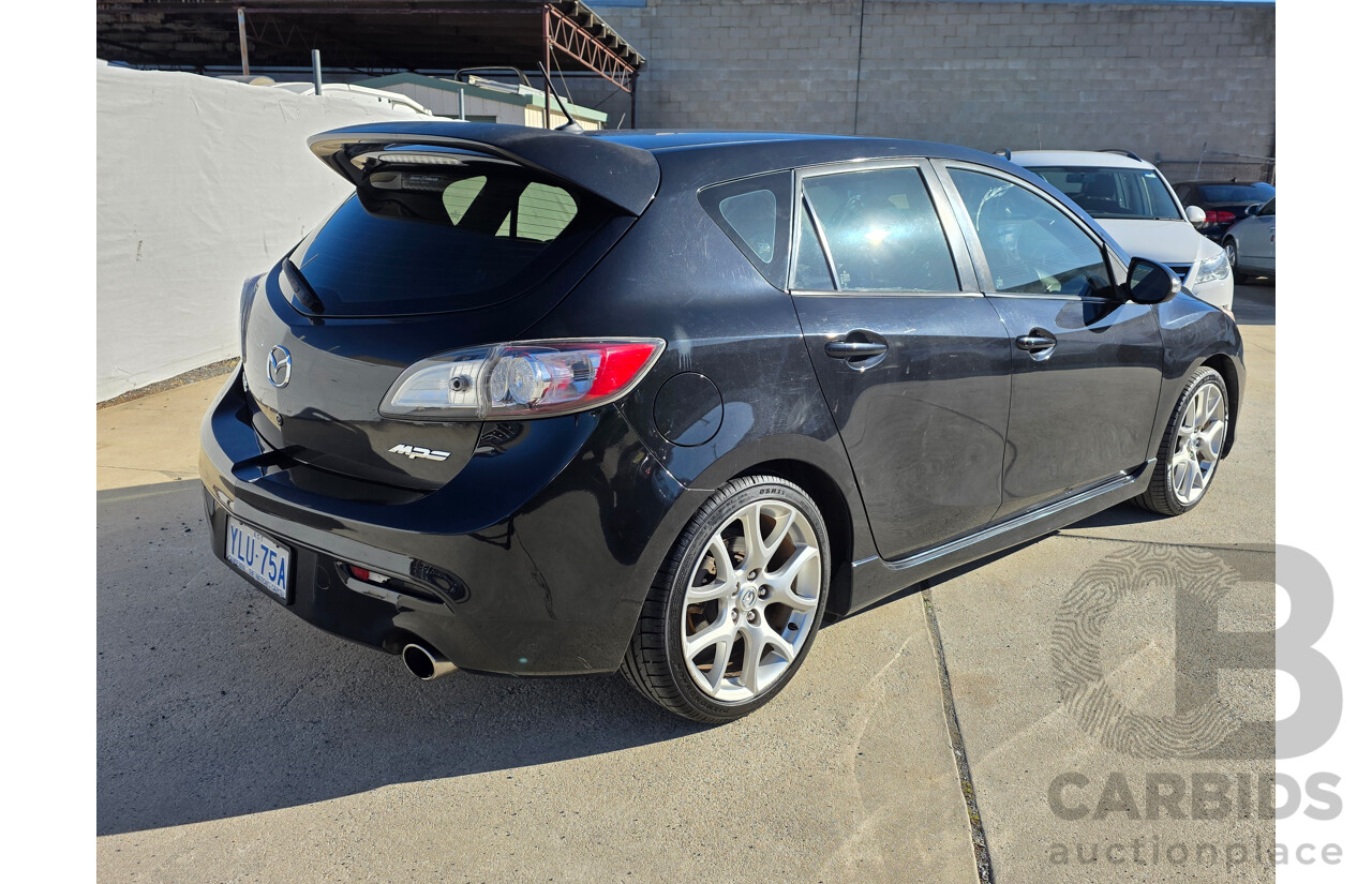 11/2009 Mazda Mazda3 MPS BL 5d Hatchback Black 2.3L