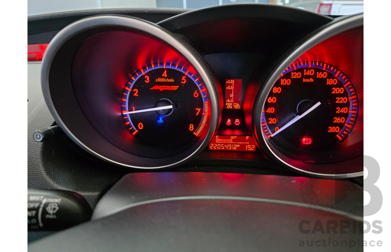 11/2009 Mazda Mazda3 MPS BL 5d Hatchback Black 2.3L