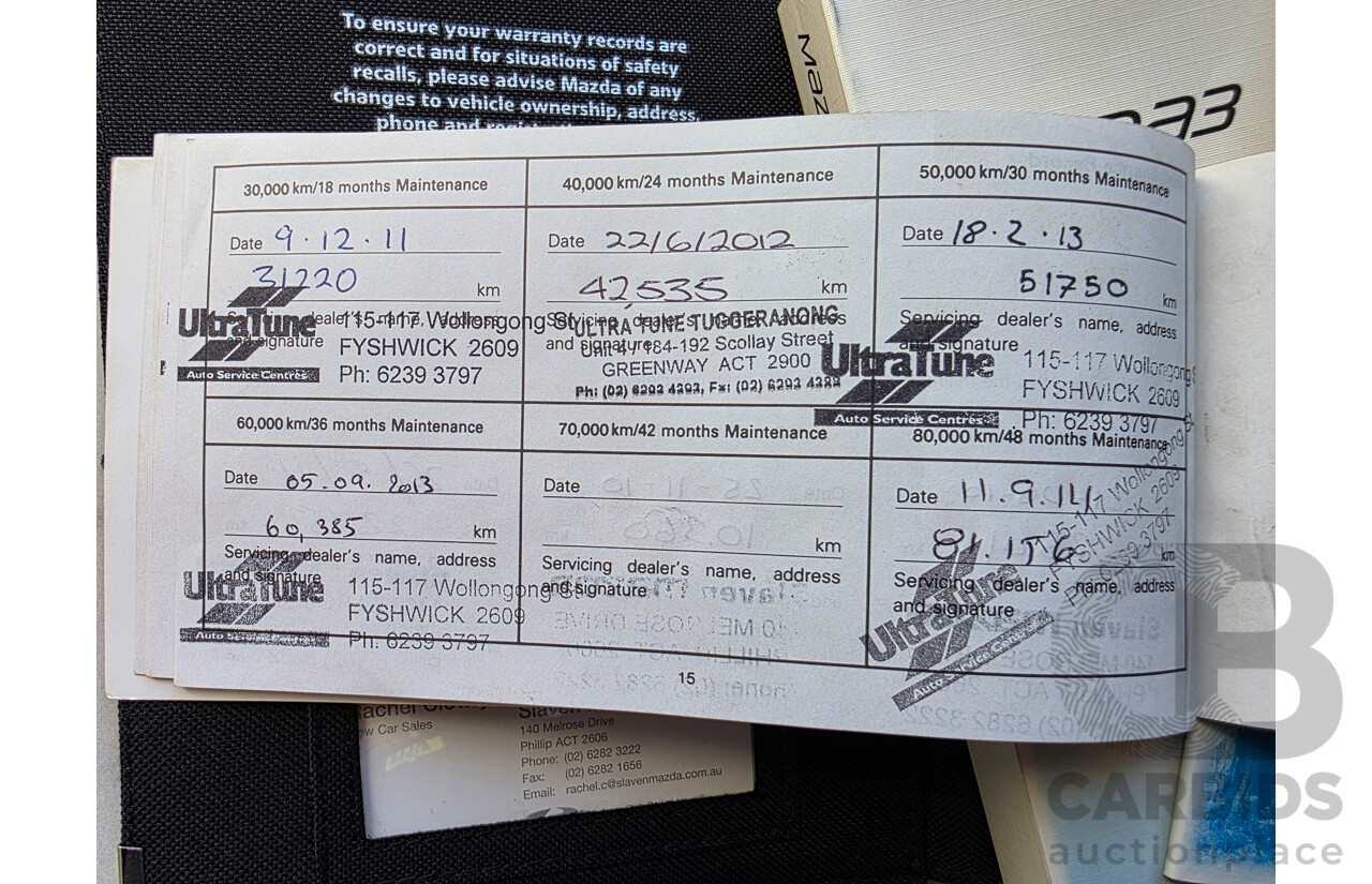 11/2009 Mazda Mazda3 MPS BL 5d Hatchback Black 2.3L