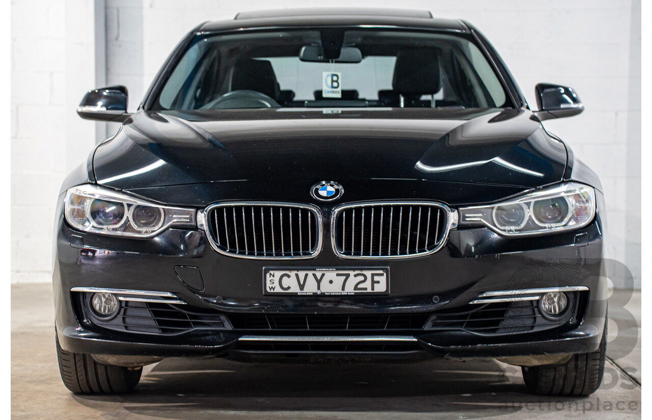 8/2014 BMW 328i Luxury Line F30 MY14 4d Sedan Black Sapphire Metallic Turbo 2.0L