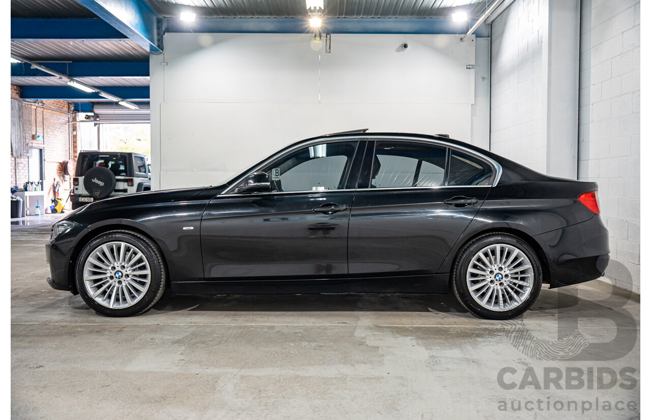 8/2014 BMW 328i Luxury Line F30 MY14 4d Sedan Black Sapphire Metallic Turbo 2.0L