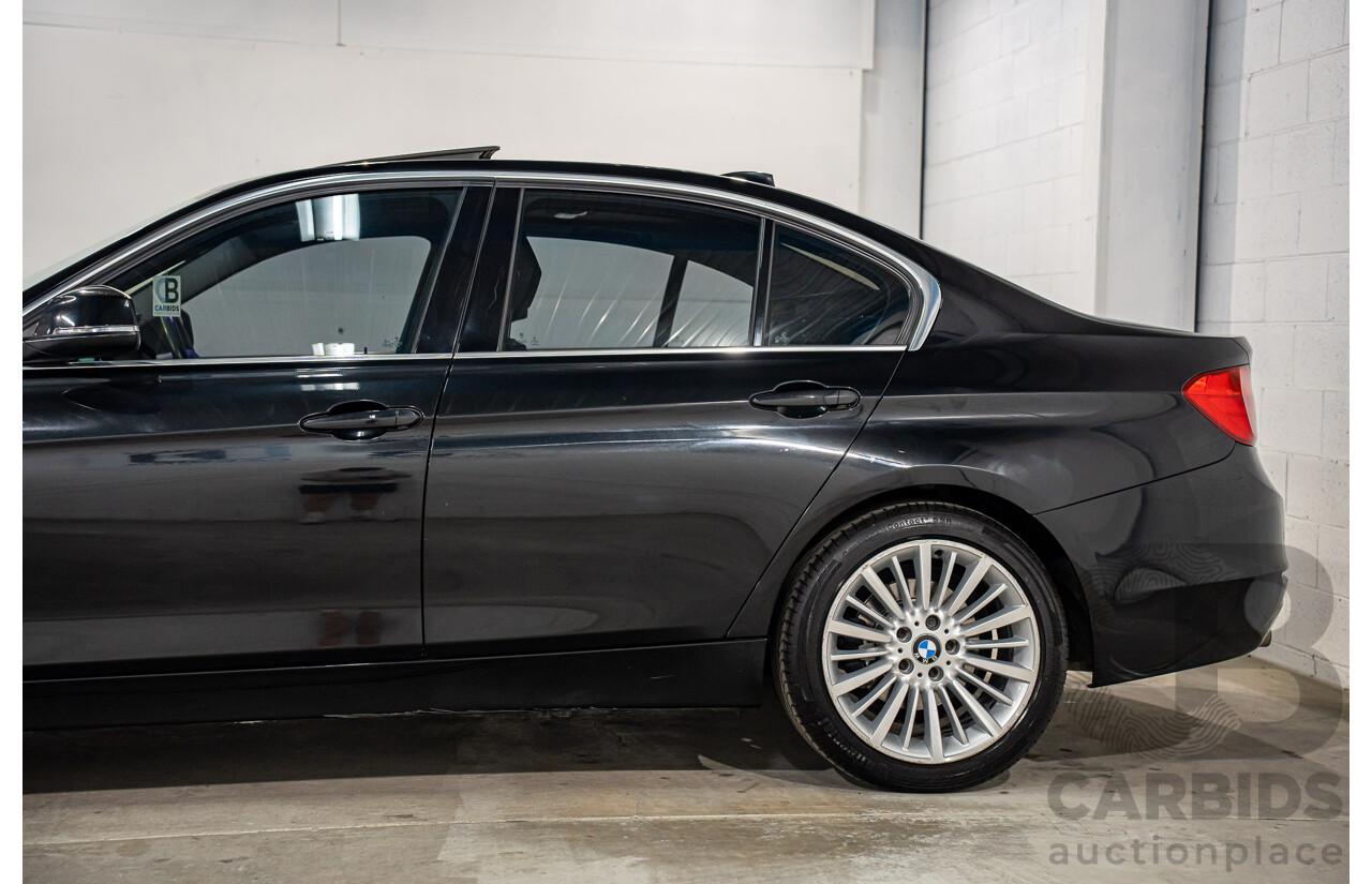 8/2014 BMW 328i Luxury Line F30 MY14 4d Sedan Black Sapphire Metallic Turbo 2.0L