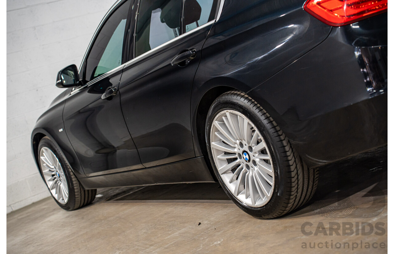 8/2014 BMW 328i Luxury Line F30 MY14 4d Sedan Black Sapphire Metallic Turbo 2.0L
