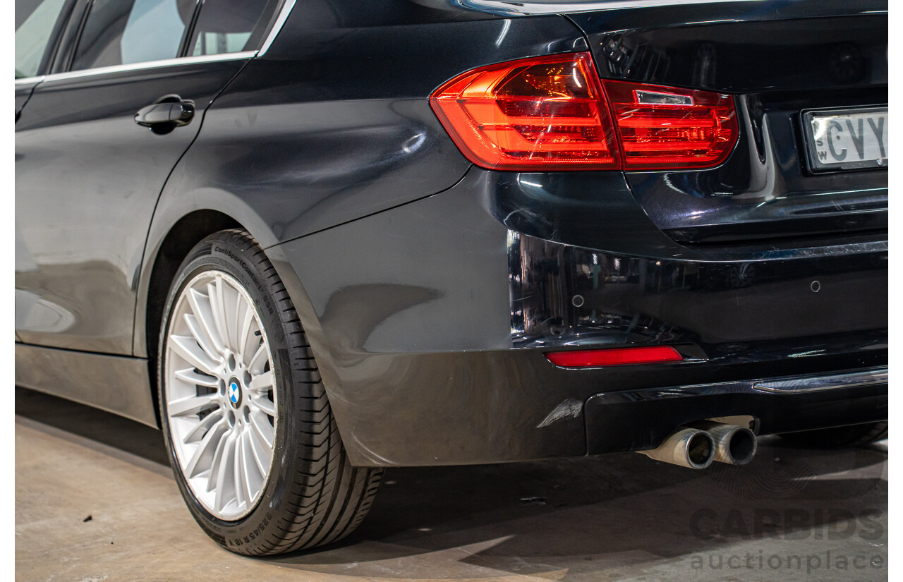 8/2014 BMW 328i Luxury Line F30 MY14 4d Sedan Black Sapphire Metallic Turbo 2.0L