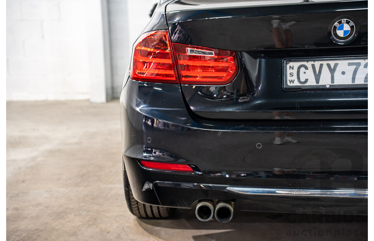 8/2014 BMW 328i Luxury Line F30 MY14 4d Sedan Black Sapphire Metallic Turbo 2.0L
