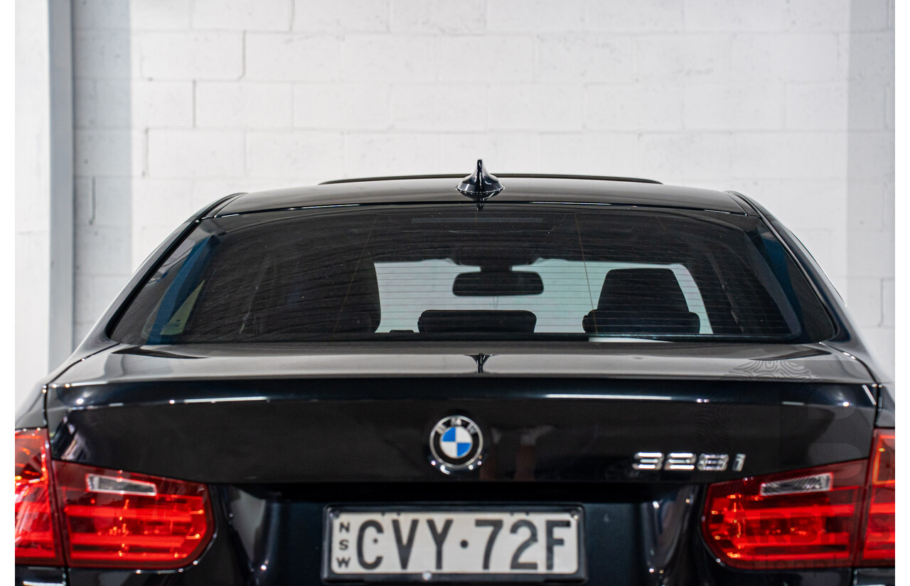 8/2014 BMW 328i Luxury Line F30 MY14 4d Sedan Black Sapphire Metallic Turbo 2.0L