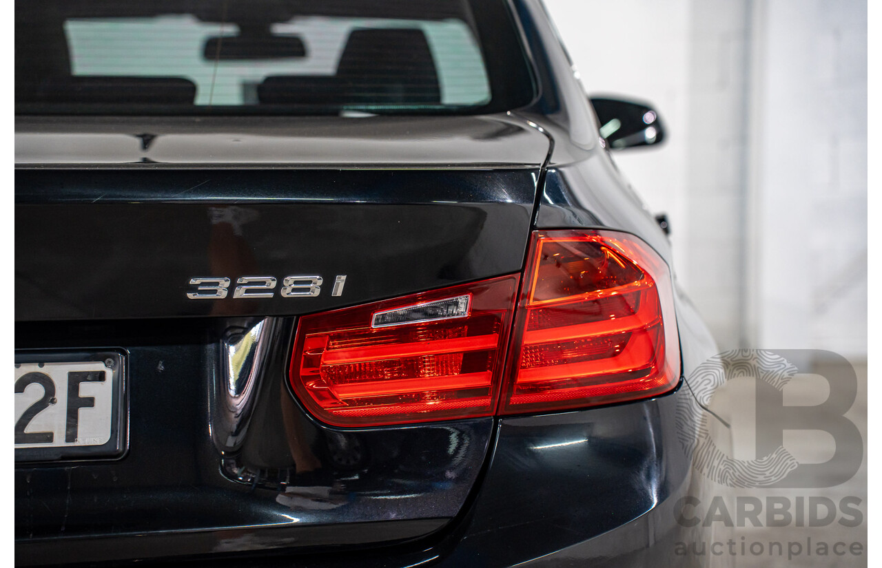 8/2014 BMW 328i Luxury Line F30 MY14 4d Sedan Black Sapphire Metallic Turbo 2.0L