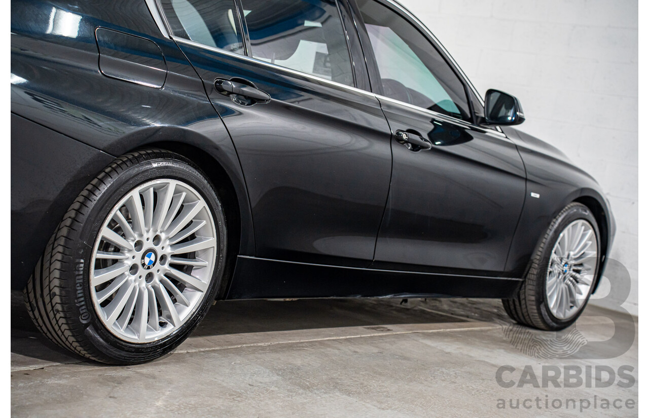8/2014 BMW 328i Luxury Line F30 MY14 4d Sedan Black Sapphire Metallic Turbo 2.0L
