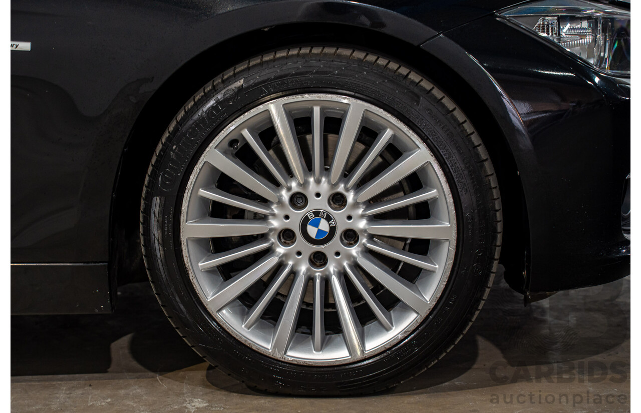 8/2014 BMW 328i Luxury Line F30 MY14 4d Sedan Black Sapphire Metallic Turbo 2.0L