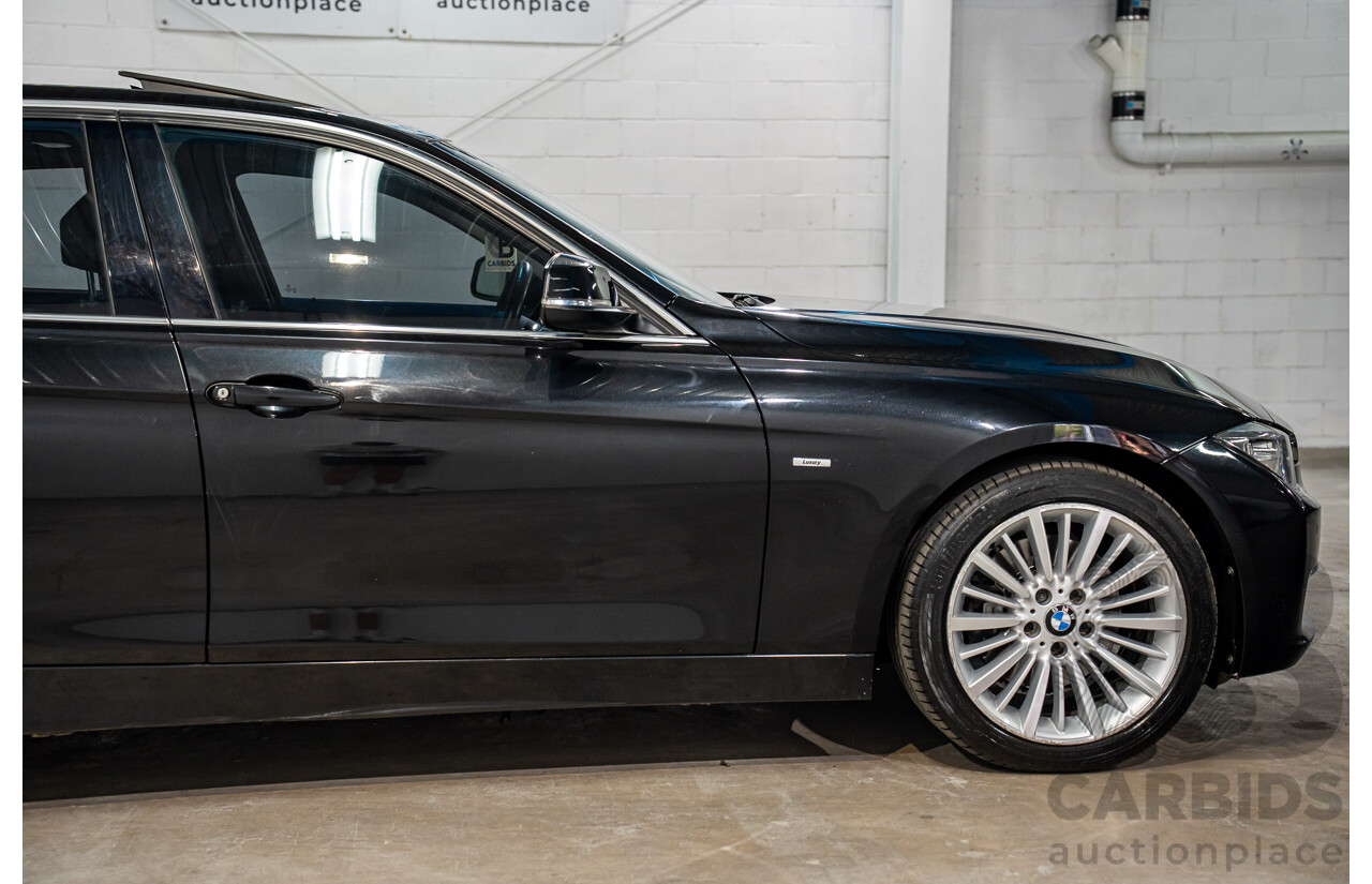 8/2014 BMW 328i Luxury Line F30 MY14 4d Sedan Black Sapphire Metallic Turbo 2.0L