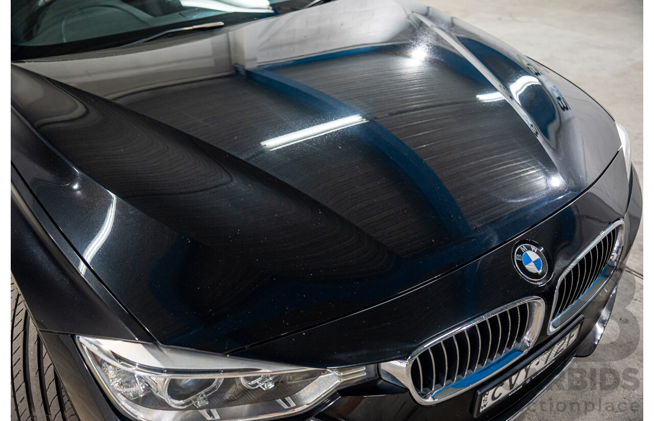 8/2014 BMW 328i Luxury Line F30 MY14 4d Sedan Black Sapphire Metallic Turbo 2.0L
