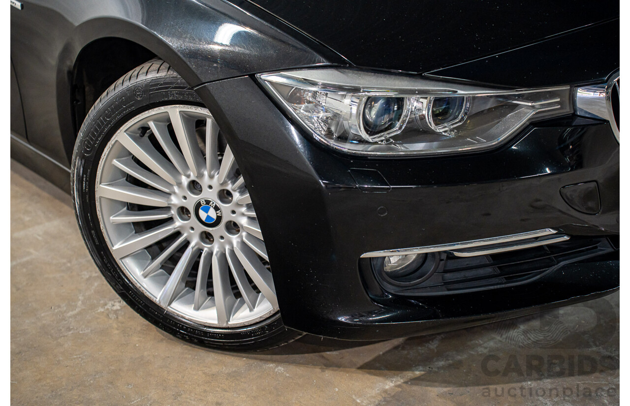 8/2014 BMW 328i Luxury Line F30 MY14 4d Sedan Black Sapphire Metallic Turbo 2.0L
