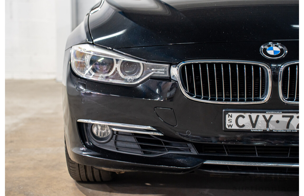 8/2014 BMW 328i Luxury Line F30 MY14 4d Sedan Black Sapphire Metallic Turbo 2.0L