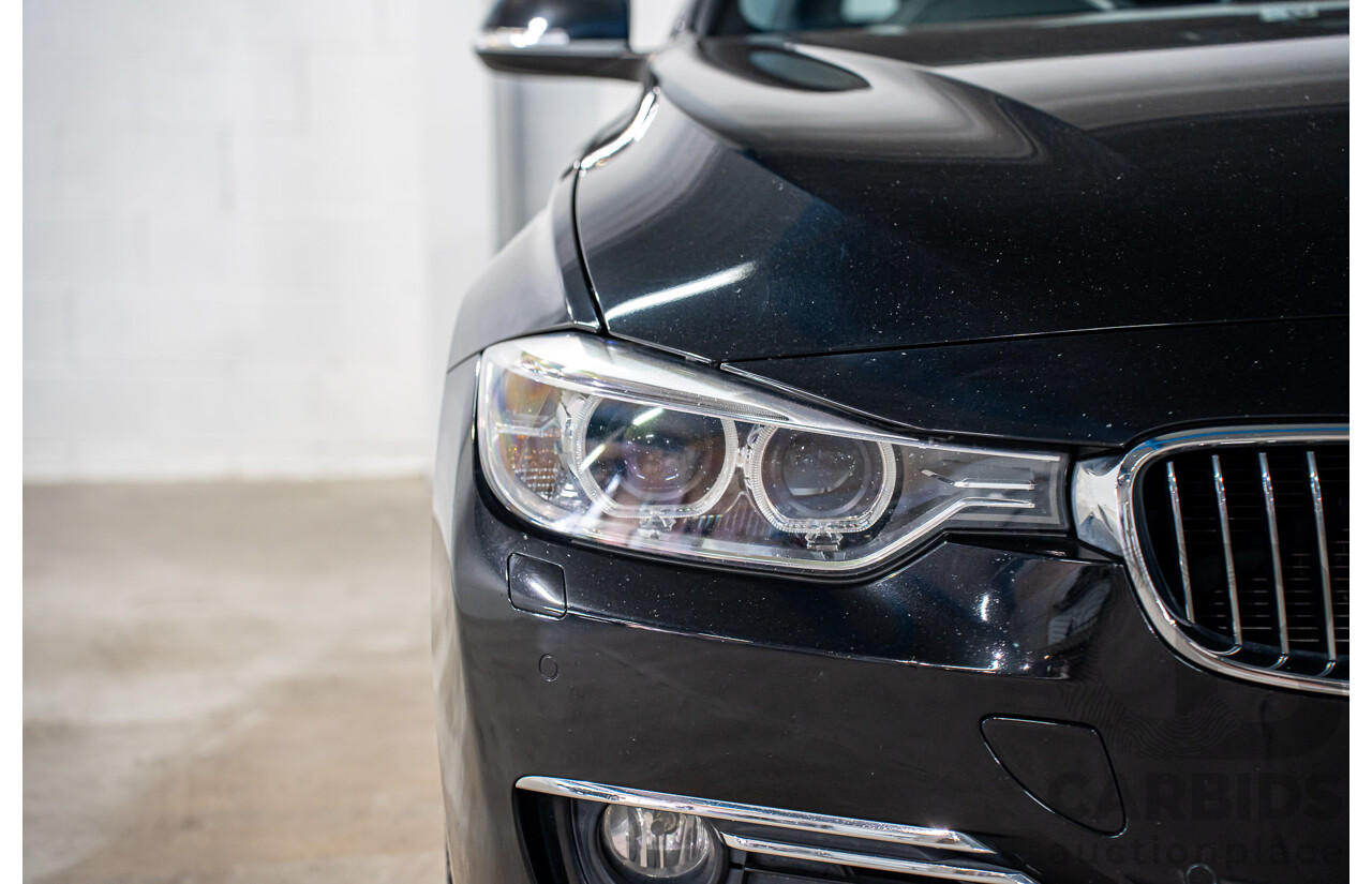 8/2014 BMW 328i Luxury Line F30 MY14 4d Sedan Black Sapphire Metallic Turbo 2.0L