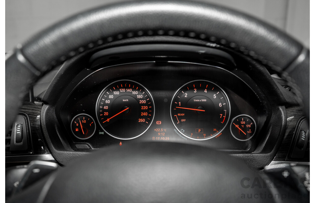 8/2014 BMW 328i Luxury Line F30 MY14 4d Sedan Black Sapphire Metallic Turbo 2.0L