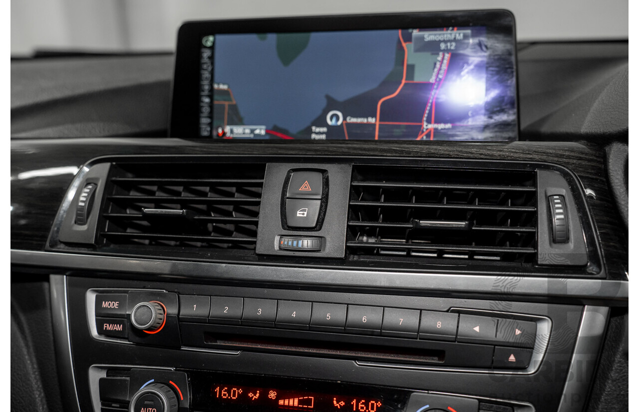 8/2014 BMW 328i Luxury Line F30 MY14 4d Sedan Black Sapphire Metallic Turbo 2.0L