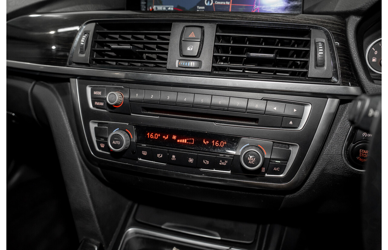 8/2014 BMW 328i Luxury Line F30 MY14 4d Sedan Black Sapphire Metallic Turbo 2.0L