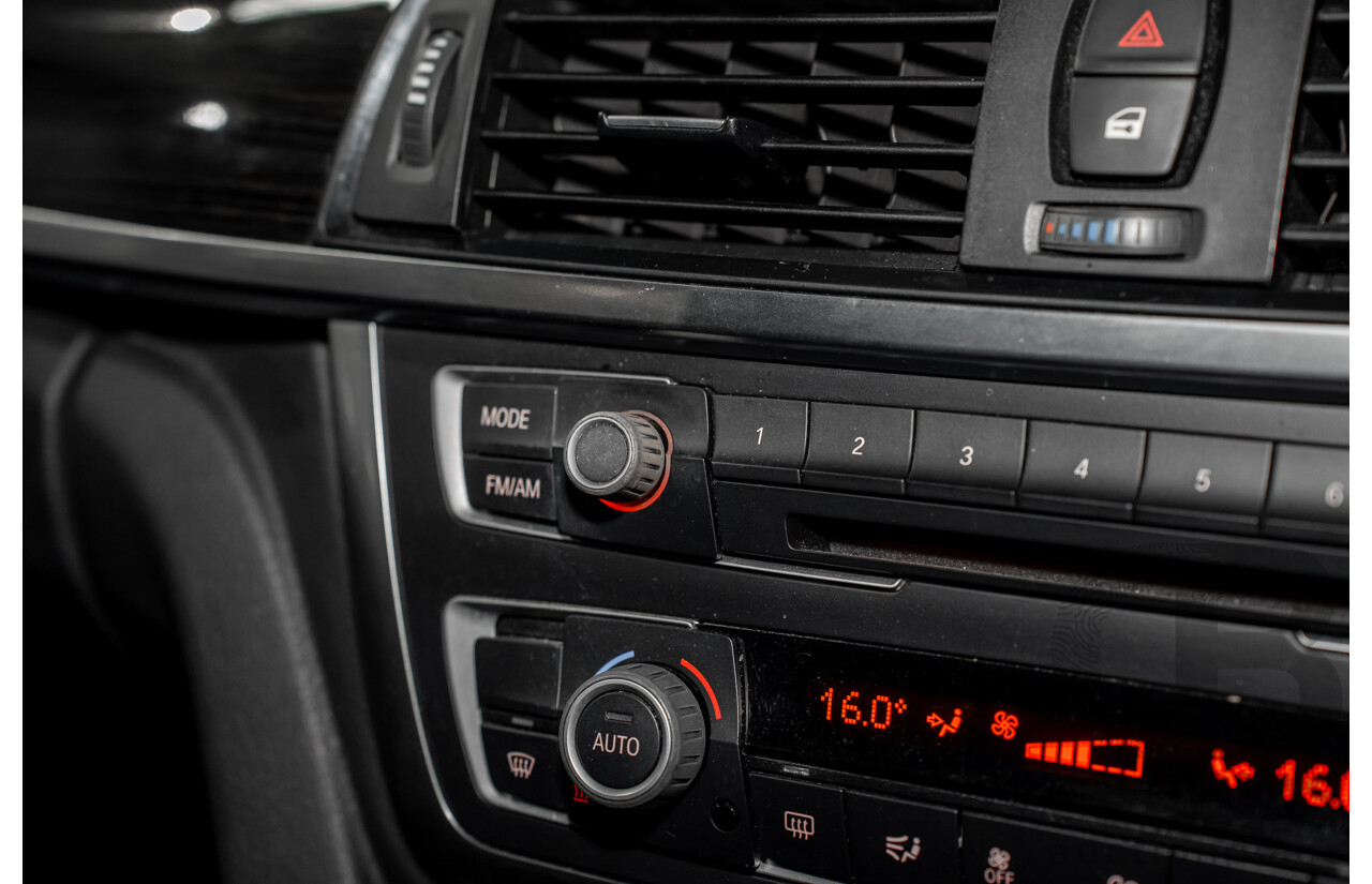 8/2014 BMW 328i Luxury Line F30 MY14 4d Sedan Black Sapphire Metallic Turbo 2.0L