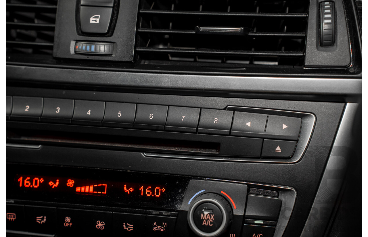 8/2014 BMW 328i Luxury Line F30 MY14 4d Sedan Black Sapphire Metallic Turbo 2.0L