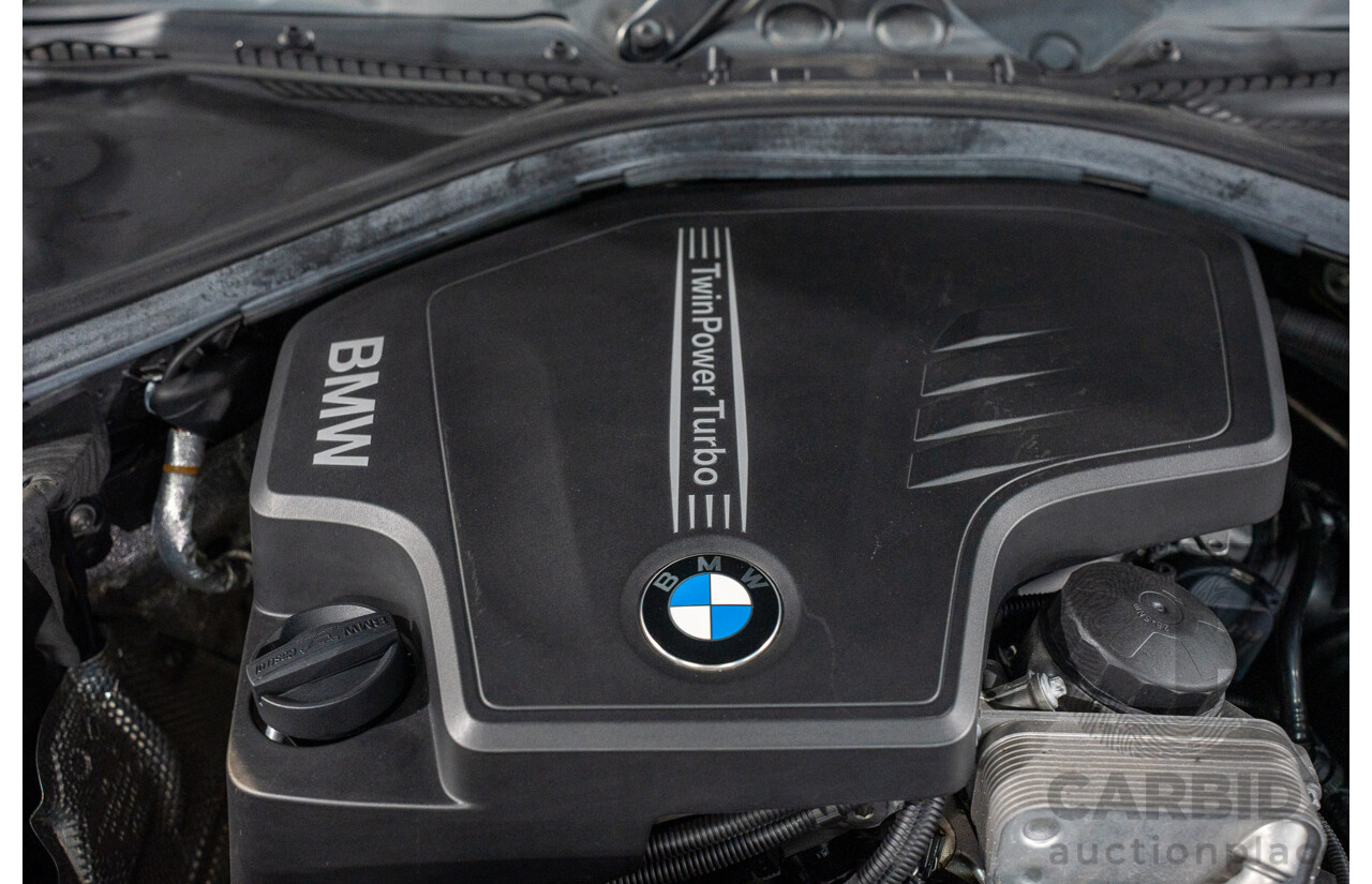 8/2014 BMW 328i Luxury Line F30 MY14 4d Sedan Black Sapphire Metallic Turbo 2.0L