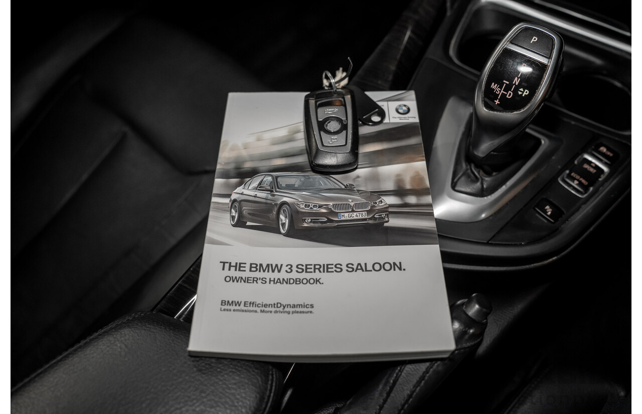 8/2014 BMW 328i Luxury Line F30 MY14 4d Sedan Black Sapphire Metallic Turbo 2.0L