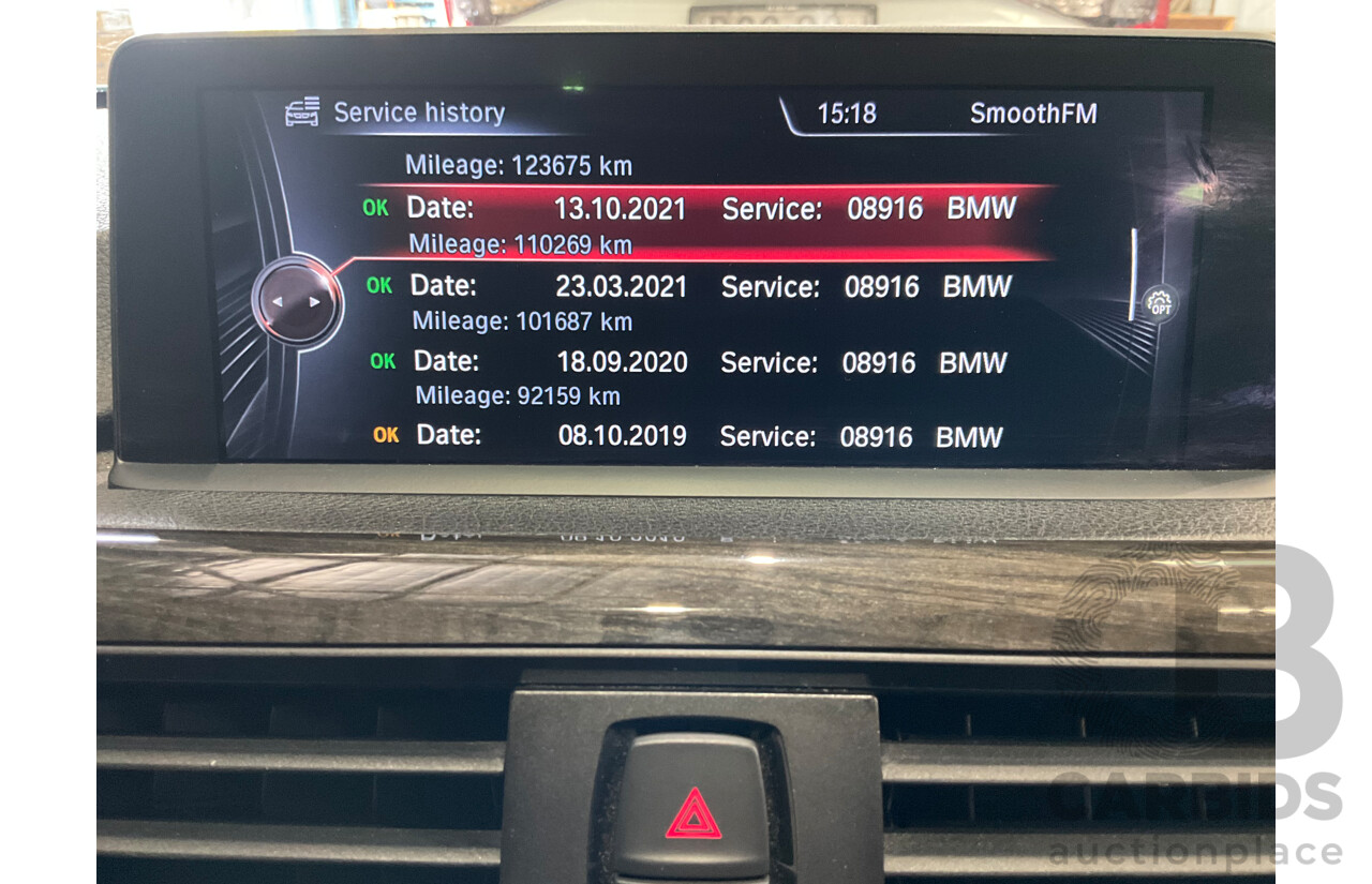 8/2014 BMW 328i Luxury Line F30 MY14 4d Sedan Black Sapphire Metallic Turbo 2.0L