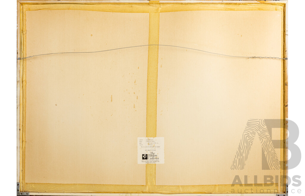 George Finey, (20th Century, New Zealand-Born Australian, 1895-1987), Abstract Mood, Original Acrylic on Paper, 76 x 105 cm (frame)