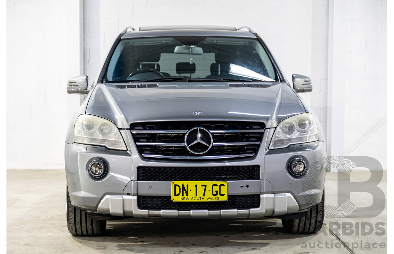 8/2010 Mercedes-Benz ML 350 CDI BE (4x4) W164 09 UPGRADE 4d Wagon Palladium Silver Metallic Turbo Diesel 3.0L