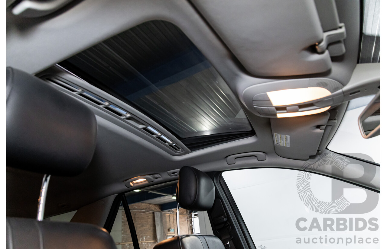 8/2010 Mercedes-Benz ML 350 CDI BE (4x4) W164 09 UPGRADE 4d Wagon Palladium Silver Metallic Turbo Diesel 3.0L