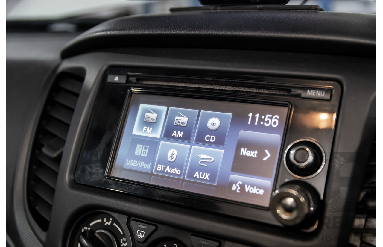 11/2016 Mitsubishi Triton GLX (4x4) MQ MY16 Club C/Chas Solid White Turbo Diesel 2.4L - Custom Tipper Tray